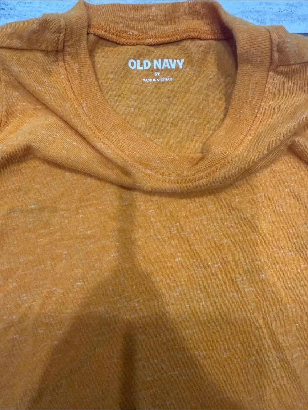 Old Navy Bright Orange Short Sleeve Tee for Kids